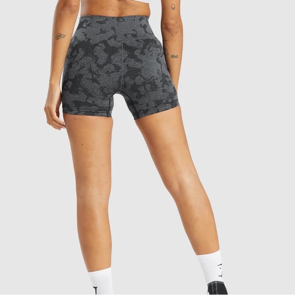 Gymshark | Shorts | Black Gymshark Camo Biker Shorts | Poshmark